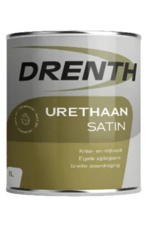 Drenth Urethaan Satin - Hoogwaardige zijdeglans lakverf voor een scherpe prijs Snelle Levering